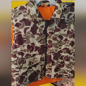 Camo / orange reverse vest stylin